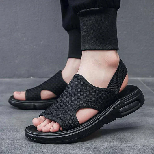 🌟Supermjuka🌟Plus-size ortopediska vävda sandaler