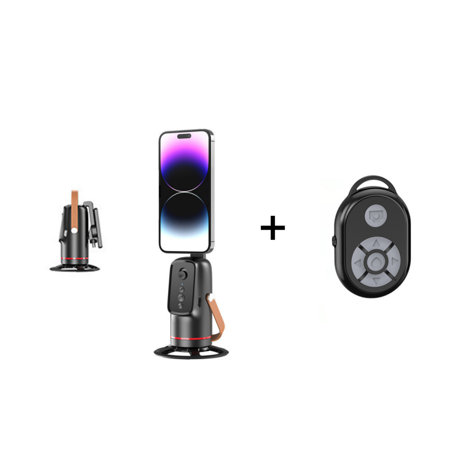 đ± 50% RABATT! đ€ Automatisk AnsiktsspĂ„rande TelefonhĂ„llare med Gestkontroll â Perfekt För Vlogging, Live Streaming & Hands-Free Videos đ„