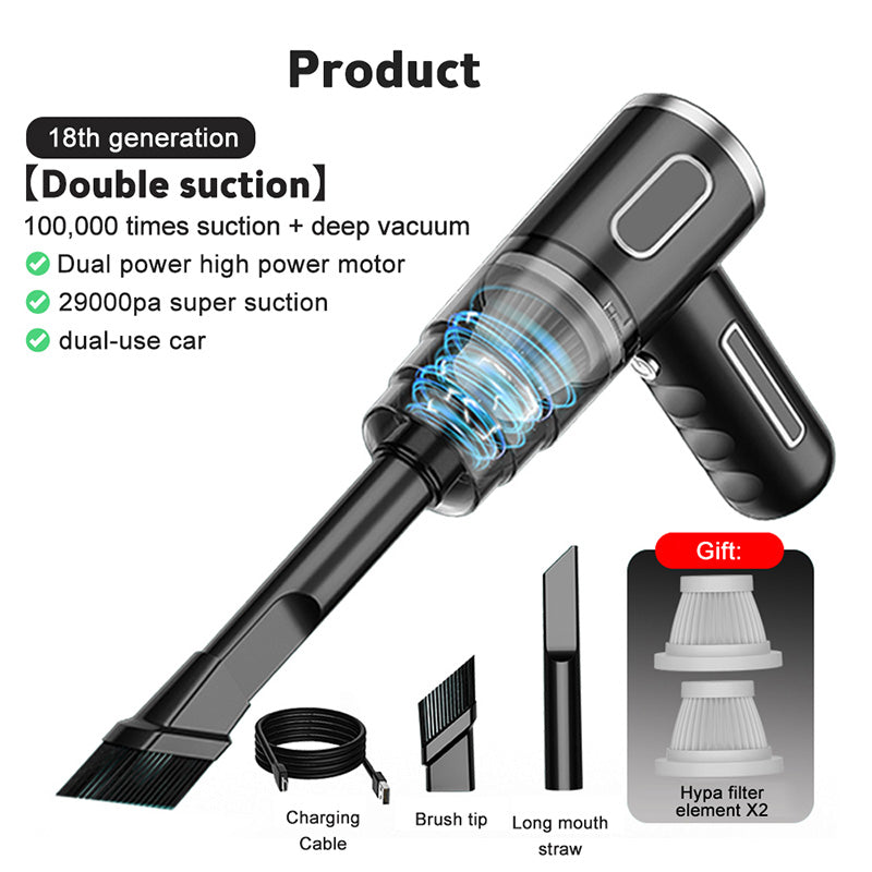 đ„50% rabattđ TrĂ„dlös bildammsugare â kraftfullt sug & 45 min batteri đđš