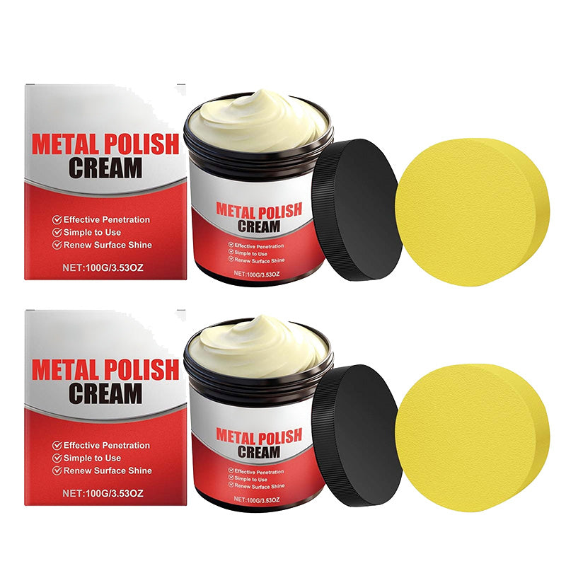 đ„ 50% RABATT âš MetallpoleringskrĂ€m đȘ Ger ny glans pĂ„ sekunder â tar bort smuts, oxidation & flĂ€ckar đ