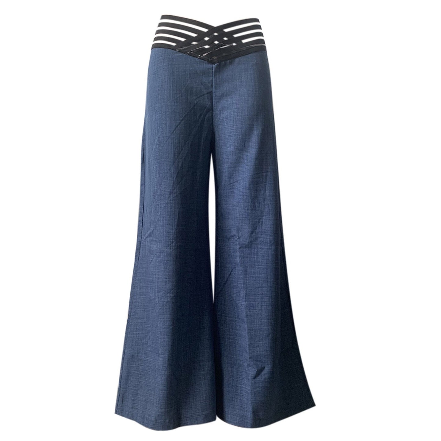 đ„ 50% RABATT đ Casual byxor med hög midja & vida ben för kvinnor âš LĂ€tt, luftig & perfekt för en stilren vardagslook đż