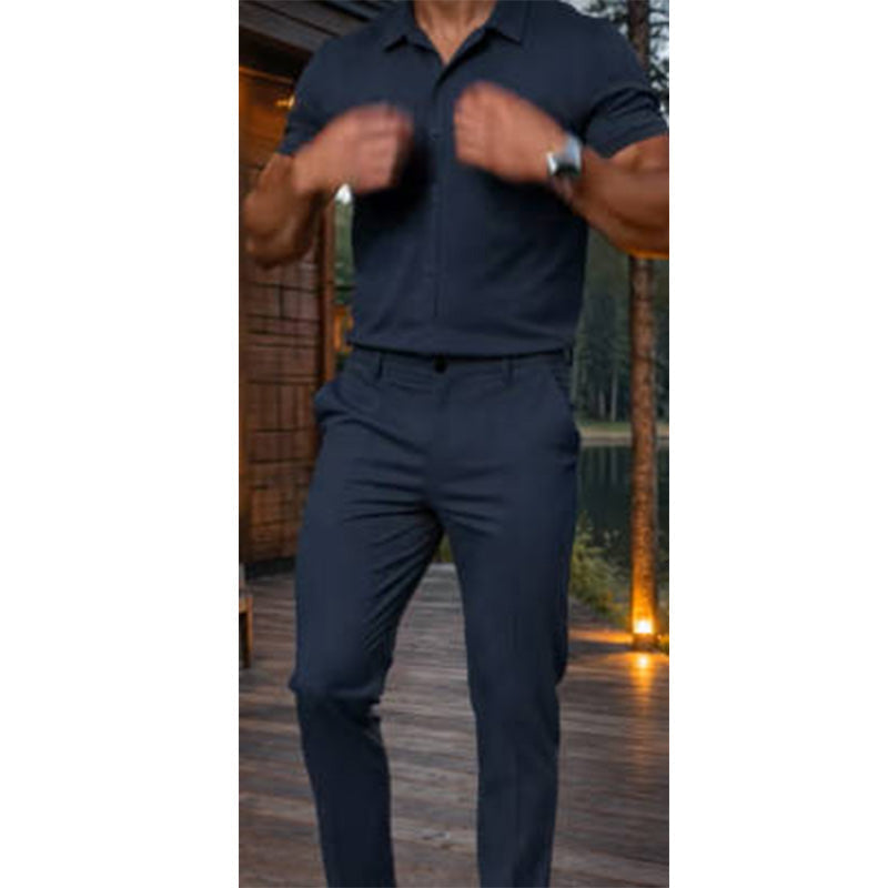 đŒđđŽïž TIDSBEGRĂNSAD 50% RABATT! Smart Casual TvĂ„delad Set â LĂ€tt Kavaj & Byxor, Skrynkelfritt, MĂ„ngsidigt â Perfekt för AffĂ€rsresor, Smart Casual-kontor eller Middagsmöten đœïžâš