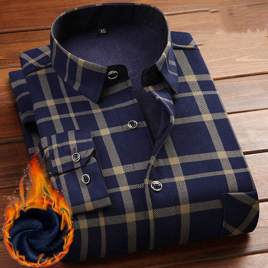 🔥2023 ny stil, vindtät varm skjorta för män för män👔—💥50 % rabatt😎