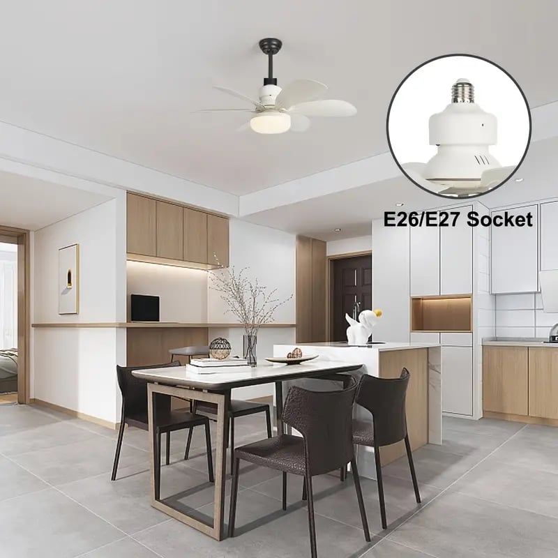 ⏳ 49% RABATT – SISTA DAGEN 🔥 SmartBreez™ 40W LED-takfläkt med lampa ✨ Ultratis, 20,5” med fjärrkontroll 🎯 Perfekt för sovrum 😴, kök 👩‍🍳 & garage 🛠️ + GRATIS B22-adapter 🔌