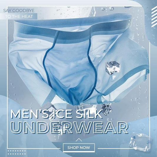 💥Saldi estivi💥Biancheria Intima in Seta Ghiaccio da Uomo