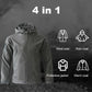 Chaqueta exterior impermeable para hombre Softshell impermeable y ligero