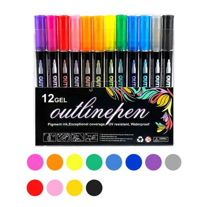 ✨49 % RABATT🎨🖌️Färgläggning Lightstick Graffiti Överstrykningspennor
