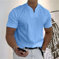 T-shirt Uomo Scollo a V in Cotone Traspirante | Maglietta Elegante Vestibilità Classica