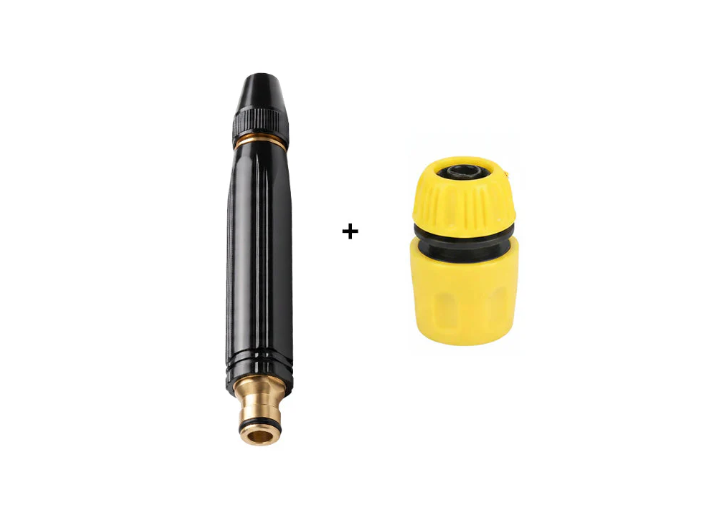 🔥 50% RABATT 💦 Kraftfull högtryckstvätt för bil & trädgård 🚗 10× starkare tryck, 8 spraylägen & extremt hållbart metallhölje ✨
