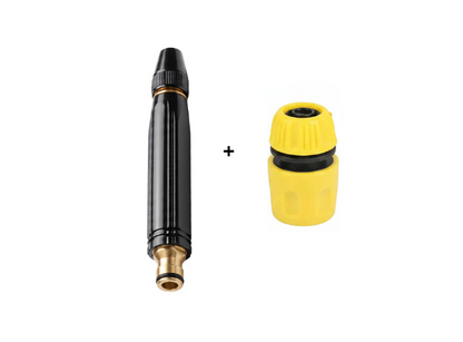 🔥 50% RABATT 💦 Kraftfull högtryckstvätt för bil & trädgård 🚗 10× starkare tryck, 8 spraylägen & extremt hållbart metallhölje ✨