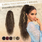 Extensión de Coleta Larga Voluminosa y Rizada