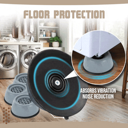 ✨ KÖP 2 FÅ 1 GRATIS! 🏡 Gummifötter för tvättmaskin (4-pack) 🔇 Minskar buller, vibrationer och slitage på golvet 🧼