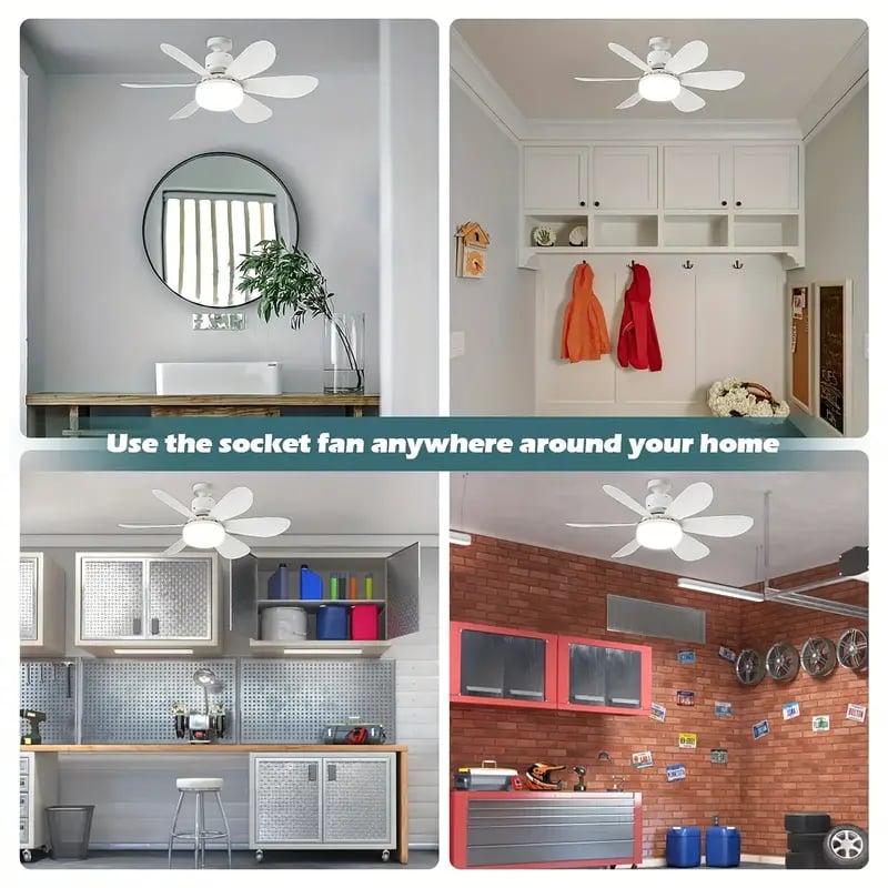 ⏳ 49% RABATT – SISTA DAGEN 🔥 SmartBreez™ 40W LED-takfläkt med lampa ✨ Ultratis, 20,5” med fjärrkontroll 🎯 Perfekt för sovrum 😴, kök 👩‍🍳 & garage 🛠️ + GRATIS B22-adapter 🔌