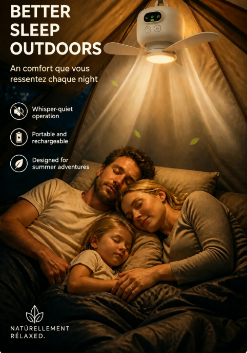 🌿✨ 50% OFF – Smart & portabel takfläkt med LED-lampa 🌬️ Skapa en sval och behaglig känsla var du än är 💡