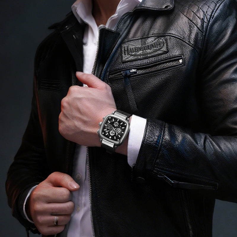 💥 50% RABATT ⌚ Herrklockan som kombinerar stil och funktion ✨ Sportig, tålig & skapad för en aktiv livsstil 🌿