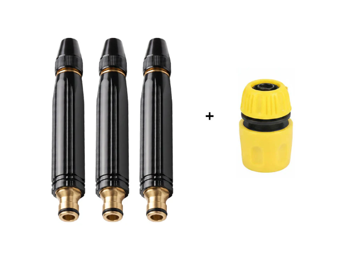 🔥 50% RABATT 💦 Kraftfull högtryckstvätt för bil & trädgård 🚗 10× starkare tryck, 8 spraylägen & extremt hållbart metallhölje ✨