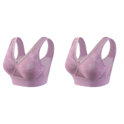 ✨ 1+1 gratis – 2 pezzi Reggiseno sollevante comodo in puro cotone senza bottoni