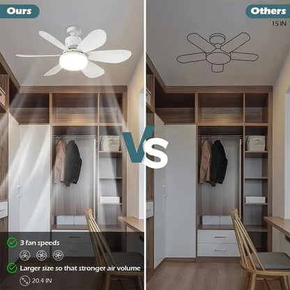 ⏳ 49% RABATT – SISTA DAGEN 🔥 SmartBreez™ 40W LED-takfläkt med lampa ✨ Ultratis, 20,5” med fjärrkontroll 🎯 Perfekt för sovrum 😴, kök 👩‍🍳 & garage 🛠️ + GRATIS B22-adapter 🔌
