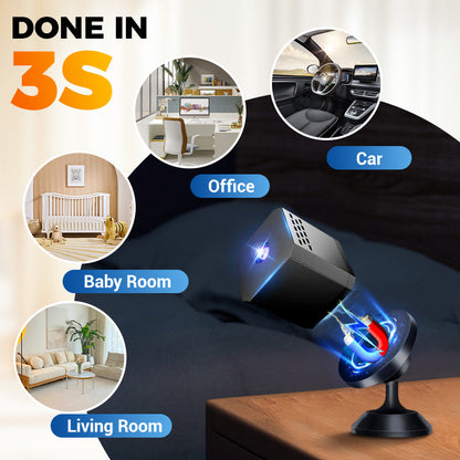 📹 50% RABATT! 🌙 Mini Smart HD-Säkerhetskamera – Mörkerseende, HD-Video & Motion Detection 🏠