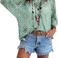 🌸☀️✨ PROMO -50% ! Haut en Crochet Bohème pour Femme – Encolure en V, Tissu Léger & 5 Couleurs (S-4XL)