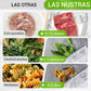🔥Éxito de ventas mundial🍗 ¡Oferta por tiempo limitado! Compra 3 y llévate 2 gratis🥦Bolsas de almacenamiento reutilizables con cierre hermético de papel de aluminio.