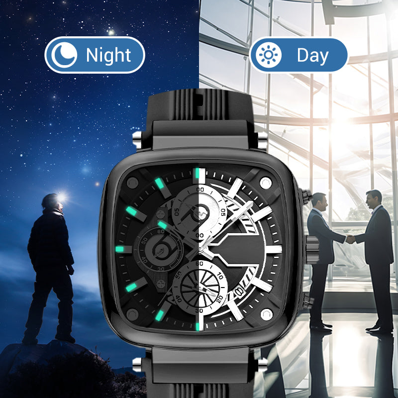 💥 50% RABATT ⌚ Herrklockan som kombinerar stil och funktion ✨ Sportig, tålig & skapad för en aktiv livsstil 🌿
