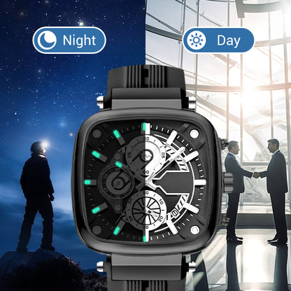 💥 50% RABATT ⌚ Herrklockan som kombinerar stil och funktion ✨ Sportig, tålig & skapad för en aktiv livsstil 🌿