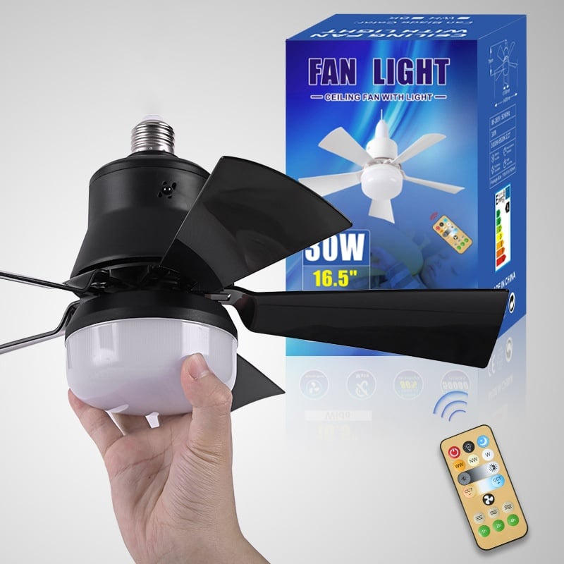 ⏳ 49% RABATT – SISTA DAGEN 🔥 SmartBreez™ 40W LED-takfläkt med lampa ✨ Ultratis, 20,5” med fjärrkontroll 🎯 Perfekt för sovrum 😴, kök 👩‍🍳 & garage 🛠️ + GRATIS B22-adapter 🔌