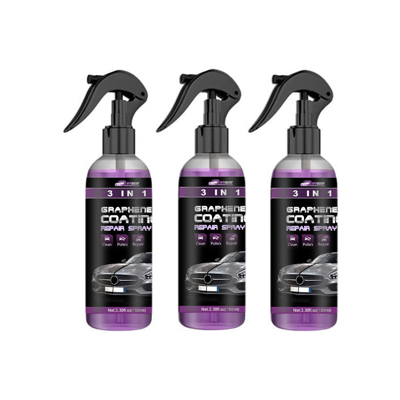 3 i 1 Spray för snabb billackering med högt skydd