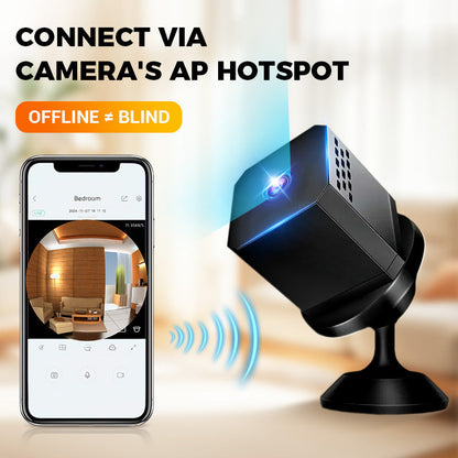 📹 50% RABATT! 🌙 Mini Smart HD-Säkerhetskamera – Mörkerseende, HD-Video & Motion Detection 🏠