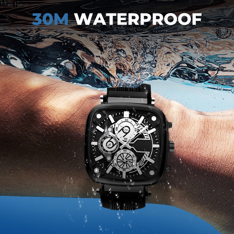 💥 50% RABATT ⌚ Herrklockan som kombinerar stil och funktion ✨ Sportig, tålig & skapad för en aktiv livsstil 🌿
