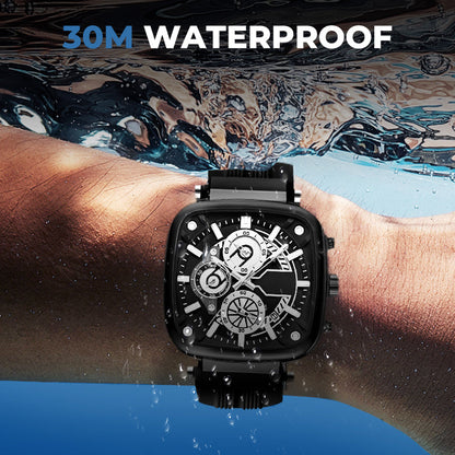 💥 50% RABATT ⌚ Herrklockan som kombinerar stil och funktion ✨ Sportig, tålig & skapad för en aktiv livsstil 🌿