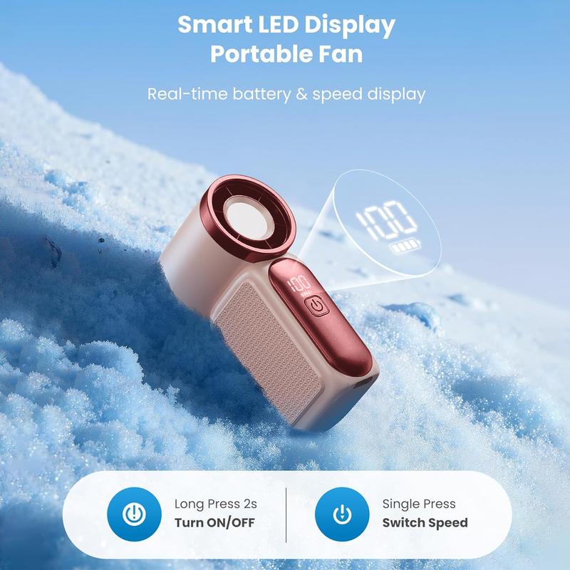 🔥 50% RABATT 🌬️ Kraftfull turbinfläkt med 16 900 varv/min 💨 6 vindlägen, LED-display & svalka direkt var du än är ✨