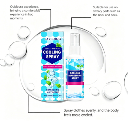 ❄️Snabb kylande spray för lindring av varmt väder – Naturlig pepparmyntsspray✨