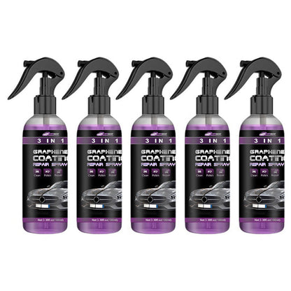 🔥Köp 2 få 1 gratis✨ 3-i-1 Högskyddande Snabb Bilbeläggningsspray