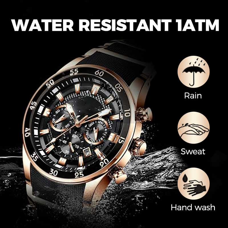🔥 50% RABATT ⌚💎 Lyxig multifunktionell kvartsarmbandsur för herrar ✨ Elegant design, premiumkänsla & imponerande detaljarbete