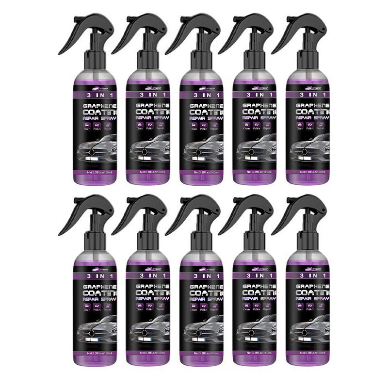 🔥Köp 2 få 1 gratis✨ 3-i-1 Högskyddande Snabb Bilbeläggningsspray