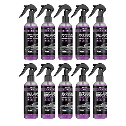 🔥Köp 2 få 1 gratis✨ 3-i-1 Högskyddande Snabb Bilbeläggningsspray