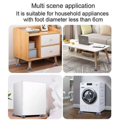 ✨ KÖP 2 FÅ 1 GRATIS! 🏡 Gummifötter för tvättmaskin (4-pack) 🔇 Minskar buller, vibrationer och slitage på golvet 🧼