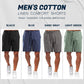 Pantalón corto confort de algodón y lino para hombre