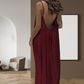 🏖️Ultimo giorno di saldi 50% DI SCONTO💕Oltre 20.000 pezzi venduti!⚡Abito lungo casual da donna con spalline sottili e schiena scoperta👗