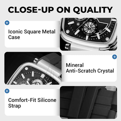 💥 50% RABATT ⌚ Herrklockan som kombinerar stil och funktion ✨ Sportig, tålig & skapad för en aktiv livsstil 🌿