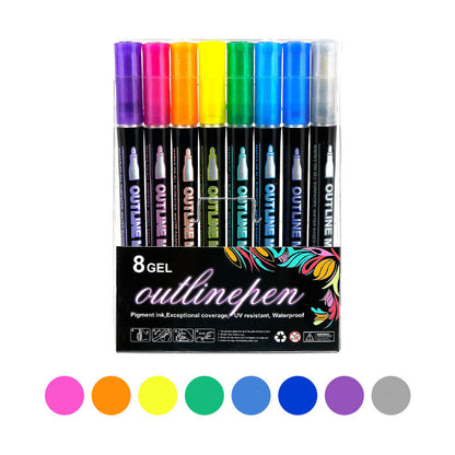 ✨49 % RABATT🎨🖌️Färgläggning Lightstick Graffiti Överstrykningspennor