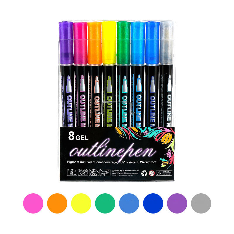 ✨49 % RABATT🎨🖌️Färgläggning Lightstick Graffiti Överstrykningspennor