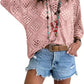 🌸☀️✨ PROMO -50% ! Haut en Crochet Bohème pour Femme – Encolure en V, Tissu Léger & 5 Couleurs (S-4XL)