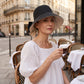 ⌛️LIMITED-TIME 50% OFF! 👒Summer Hot Sale☀️Women's Bowknot Wide Brim Sun Protective Hat