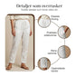 📢📢50% DI SCONTO!!!⏰Pantaloni da donna in cotone e lino con vita elasticizzata e gamba larga