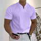 T-shirt Uomo Scollo a V in Cotone Traspirante | Maglietta Elegante Vestibilità Classica