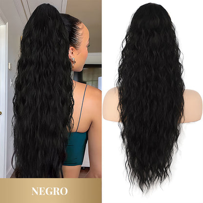 Extensión de Coleta Larga Voluminosa y Rizada