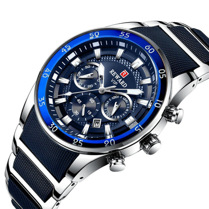 🔥 50% RABATT ⌚💎 Lyxig multifunktionell kvartsarmbandsur för herrar ✨ Elegant design, premiumkänsla & imponerande detaljarbete